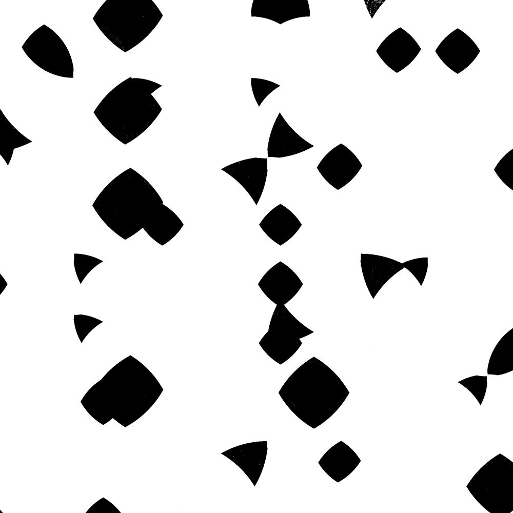 Block out Black and White art print by OnRei for $57.95 CAD