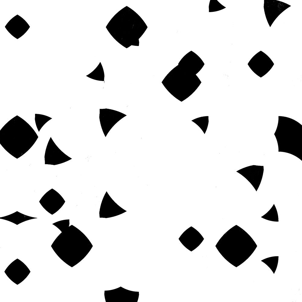 Block out Black and White Mate art print by OnRei for $57.95 CAD