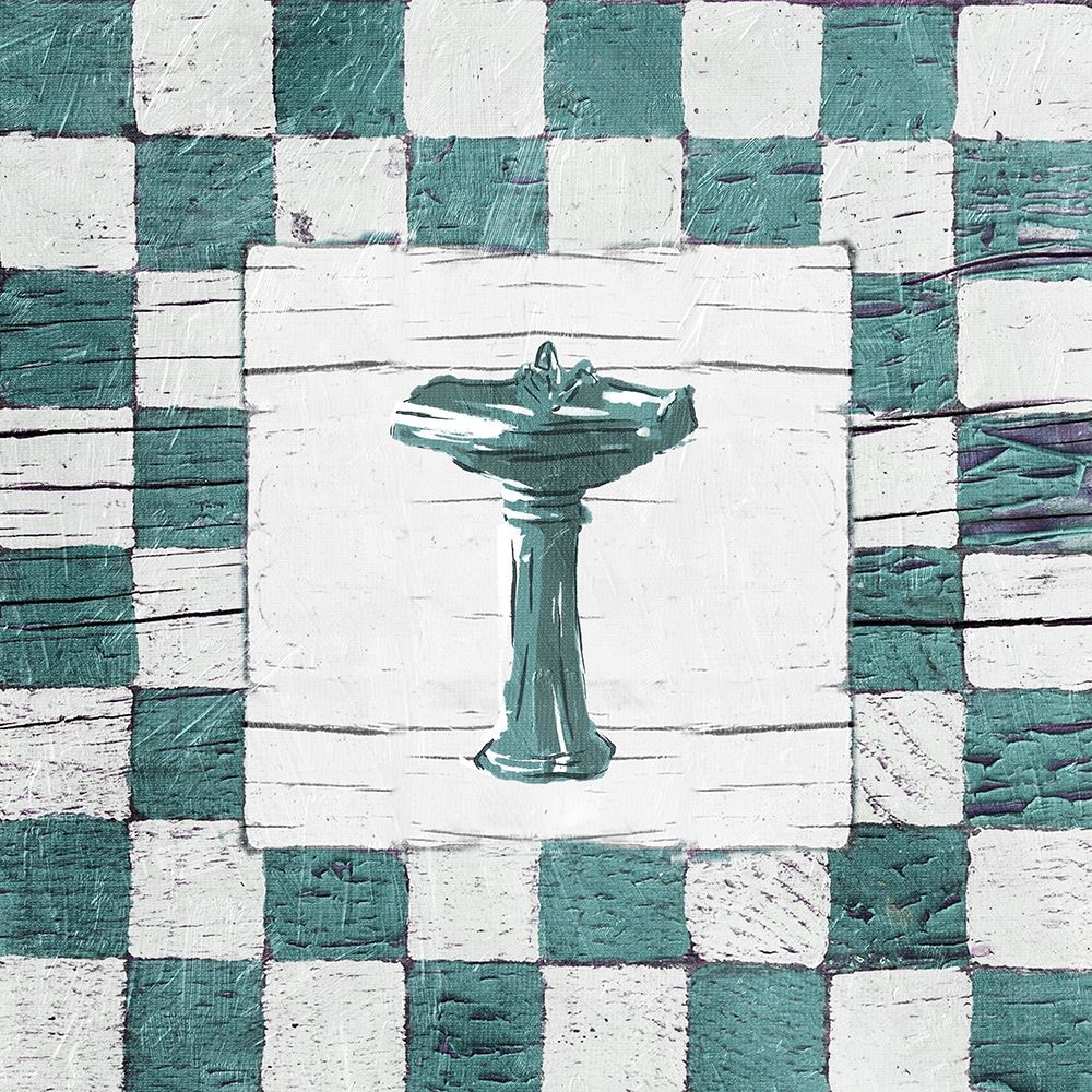 Checkered Sink art print by OnRei for $57.95 CAD