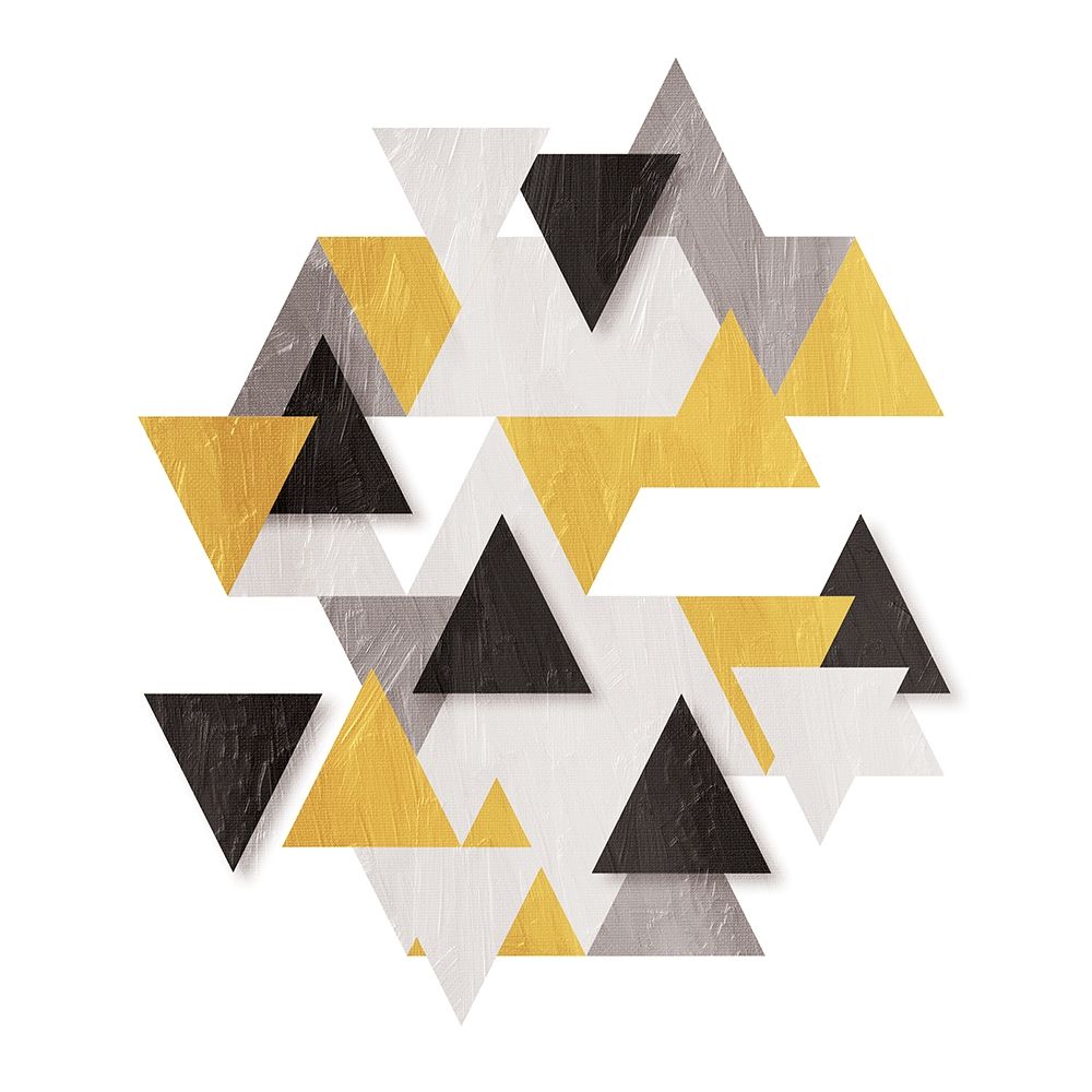 Floating Gold Tri art print by OnRei for $57.95 CAD