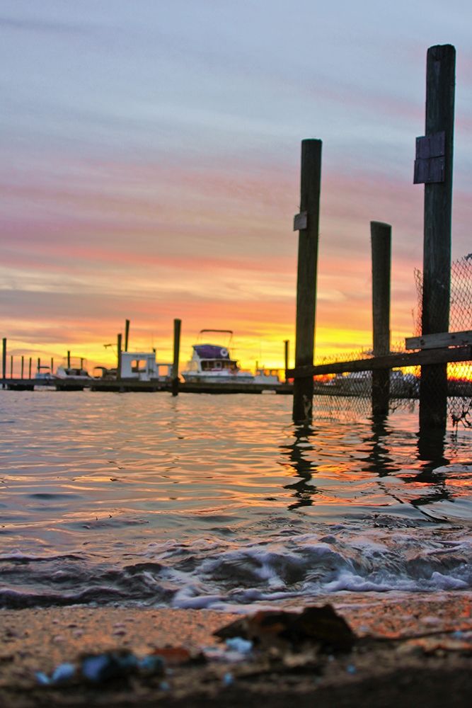 Sunset Harbour art print by Orlando for $57.95 CAD