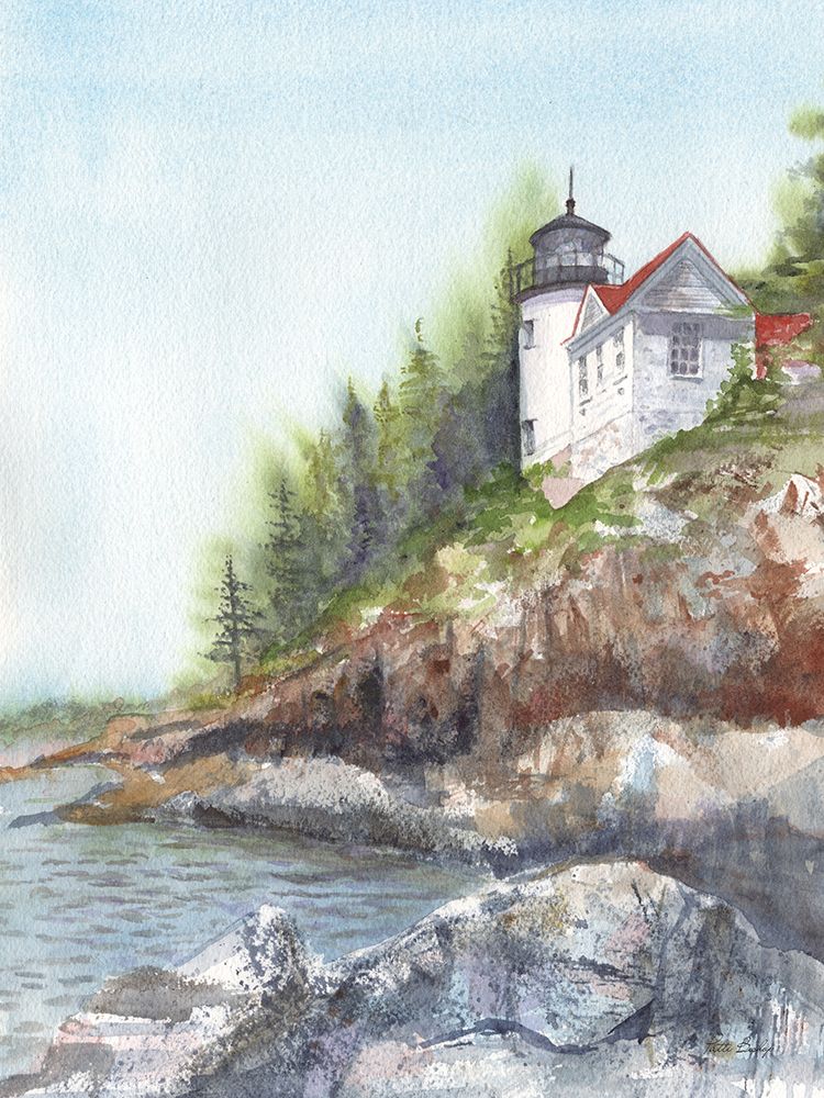 Bass Harbor Lighthouse art print by Patti Bishop for $57.95 CAD