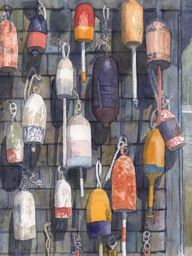 Buoys art print by Patti Bishop for $57.95 CAD