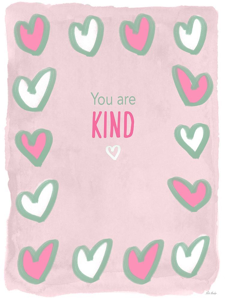 Kind Heart Grid art print by Patti Bishop for $57.95 CAD