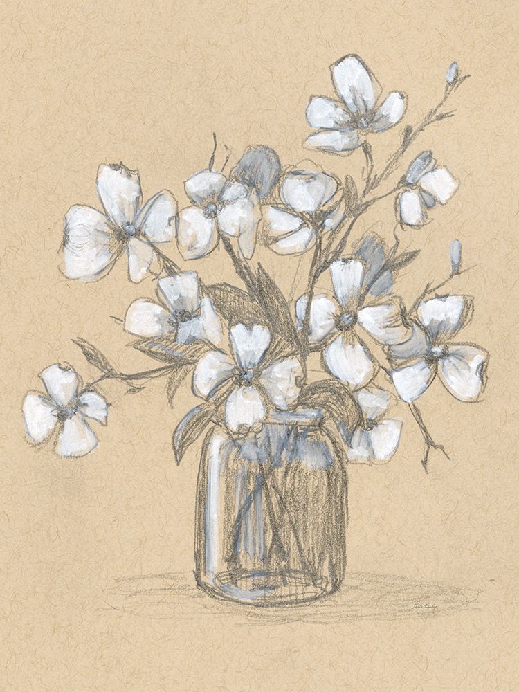 Dogwood Jar art print by Patti Bishop for $57.95 CAD