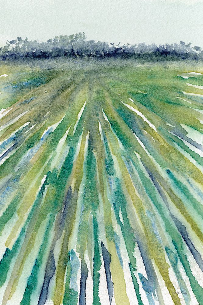 Field Blue Green art print by Patti Bishop for $57.95 CAD