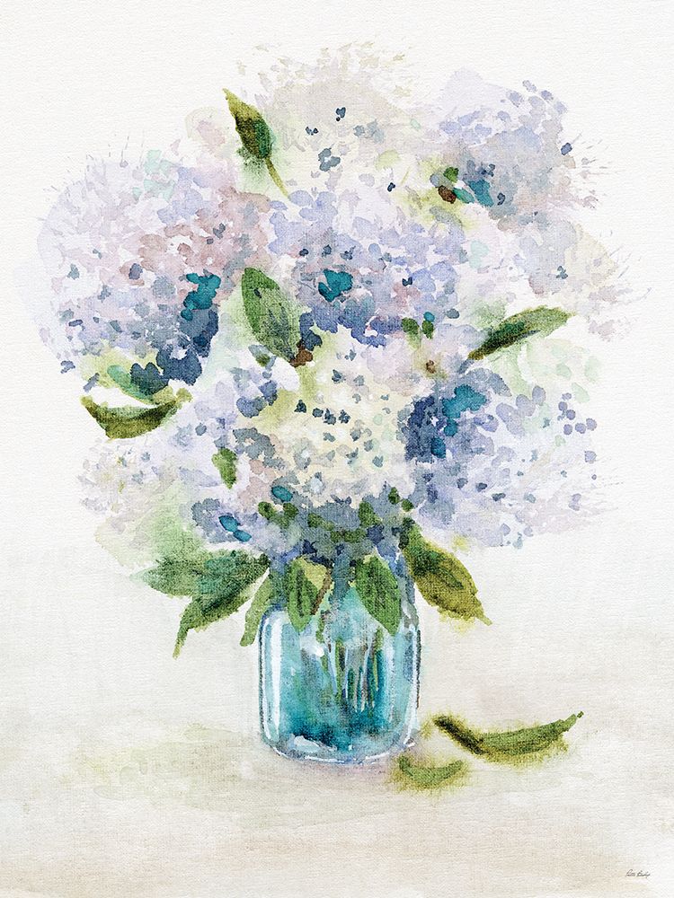 Hydrangea Jar 1 art print by Patti Bishop for $57.95 CAD