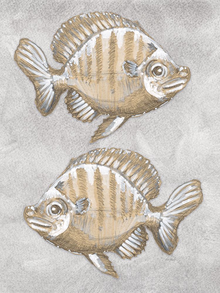 Fish Drawing 1 Gray art print by Patti Bishop for $57.95 CAD