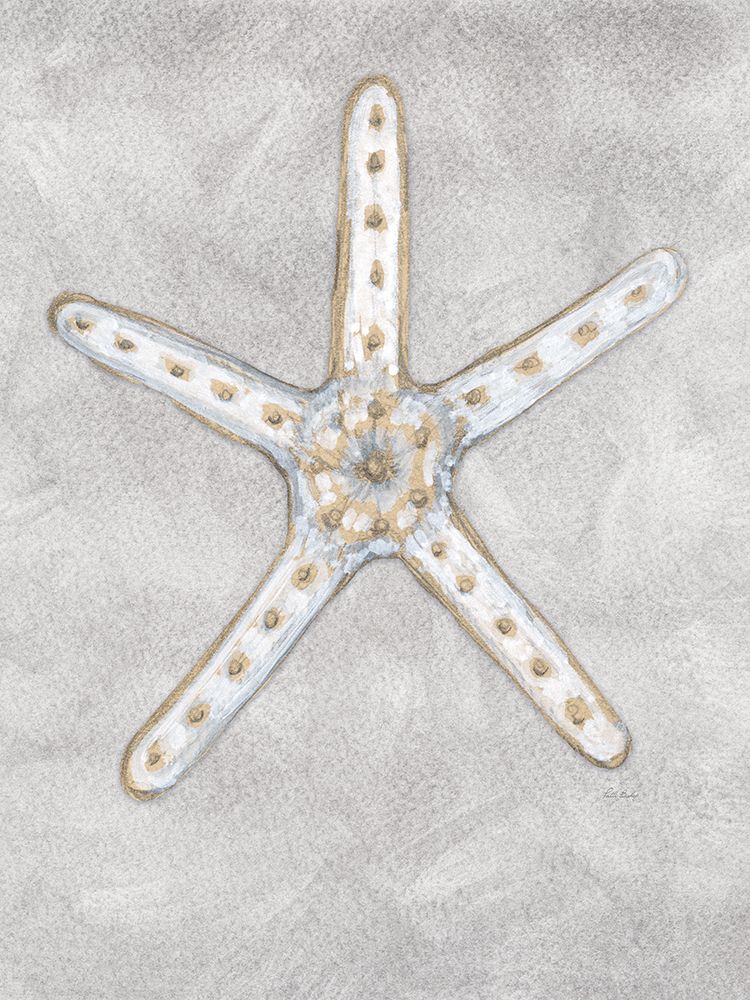 Starfish Thin Drawing Gray art print by Patti Bishop for $57.95 CAD