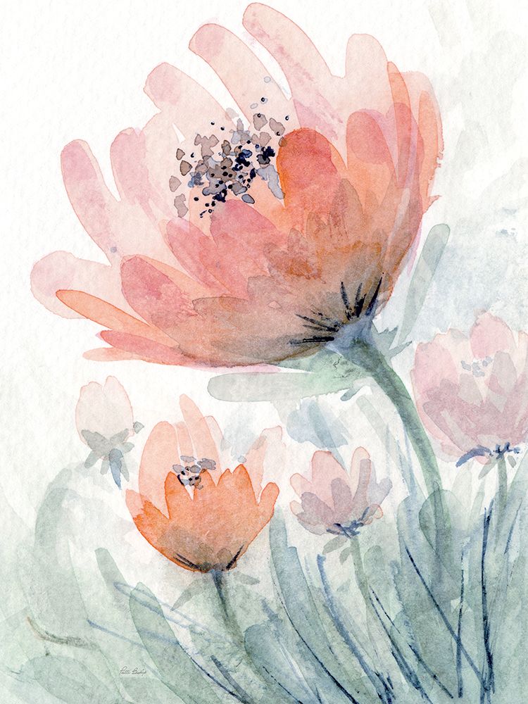Coral Pink Flower 2 art print by Patti Bishop for $57.95 CAD