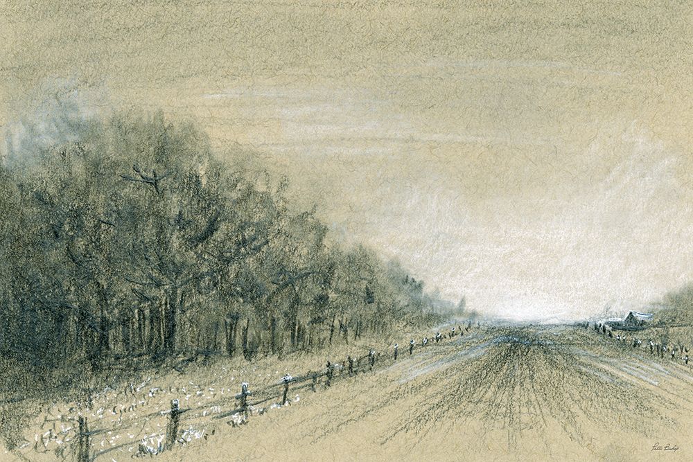 Forest Road Drawing art print by Patti Bishop for $57.95 CAD