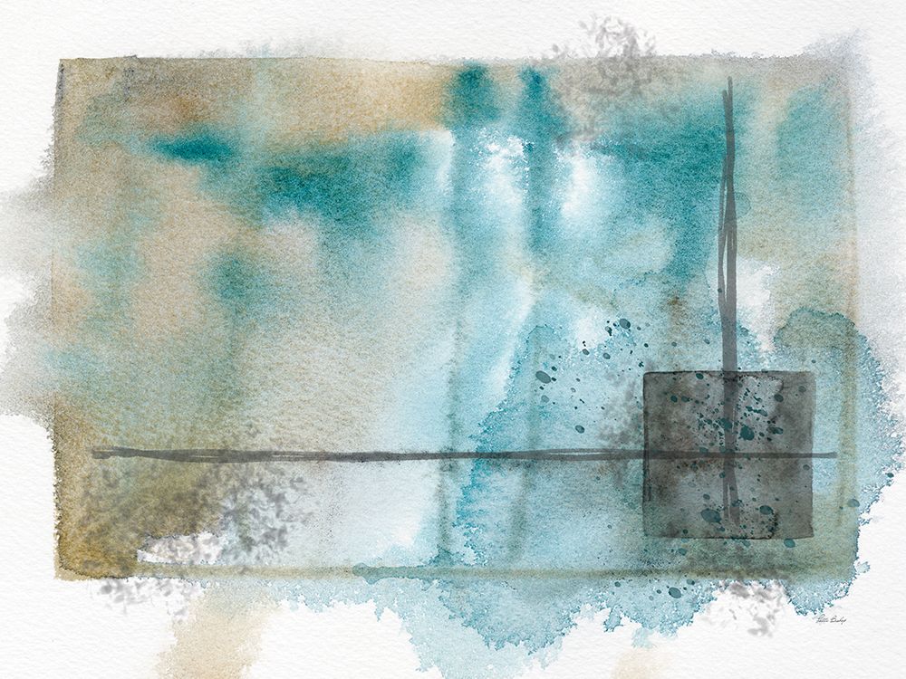Teal Bleeds art print by Patti Bishop for $57.95 CAD