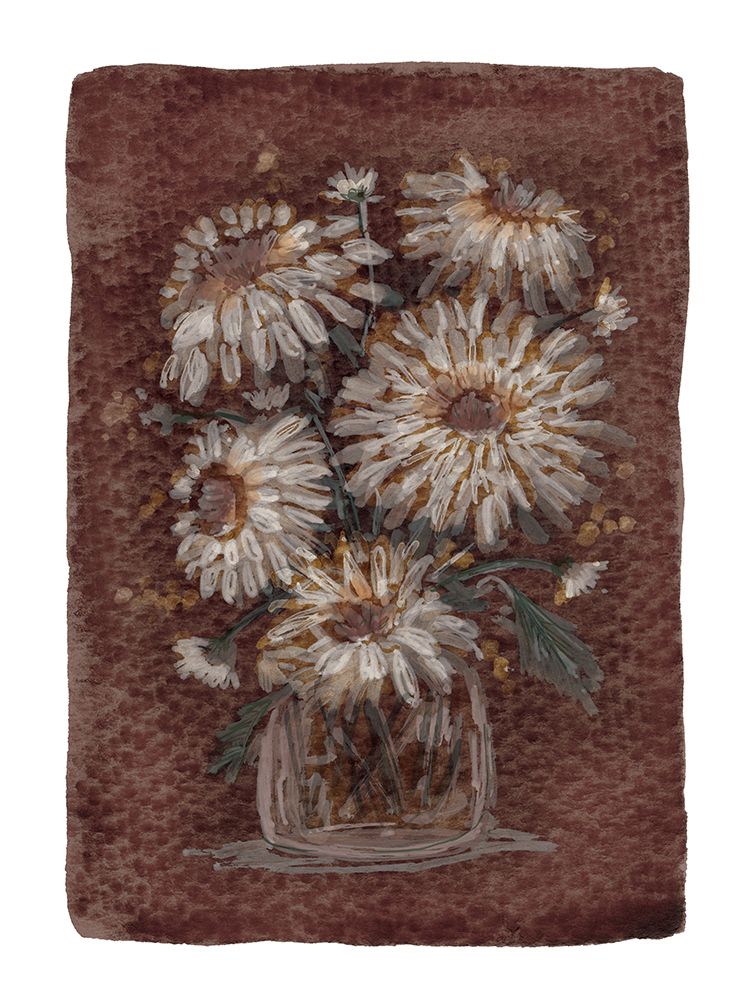 Dahlia Warm Mahogany 1 art print by Patti Bishop for $57.95 CAD