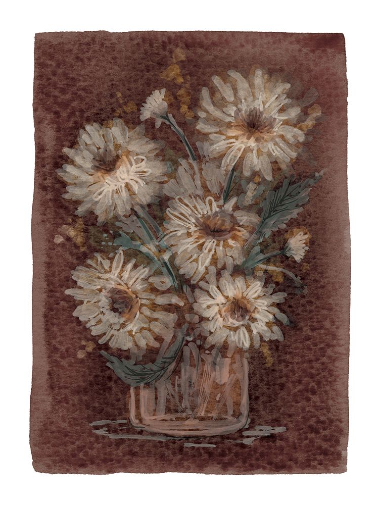 Dahlia Warm Mahogany 2 art print by Patti Bishop for $57.95 CAD