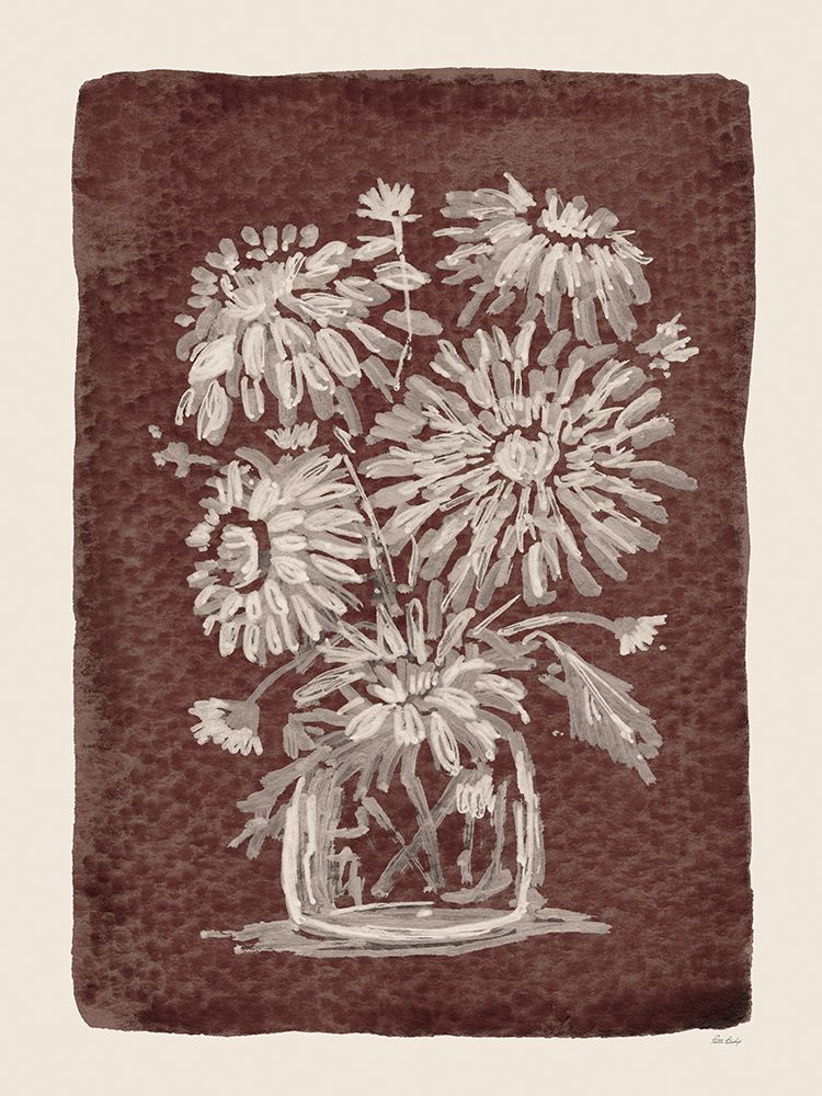 Dahlia Warm Mahogany 3 art print by Patti Bishop for $57.95 CAD