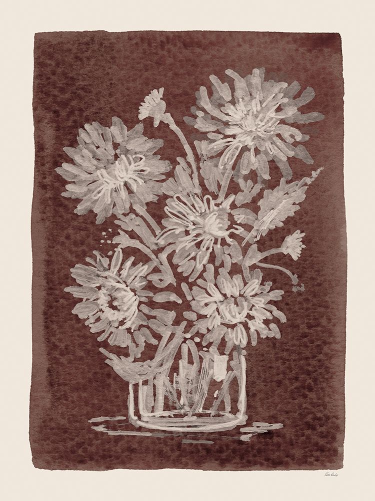 Dahlia Warm Mahogany 4 art print by Patti Bishop for $57.95 CAD