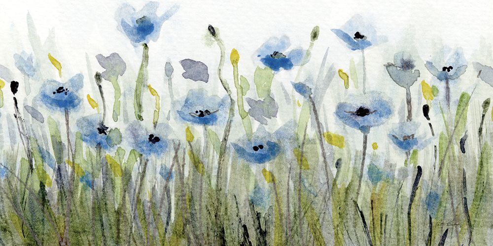 Blue Poppy art print by Patti Bishop for $57.95 CAD