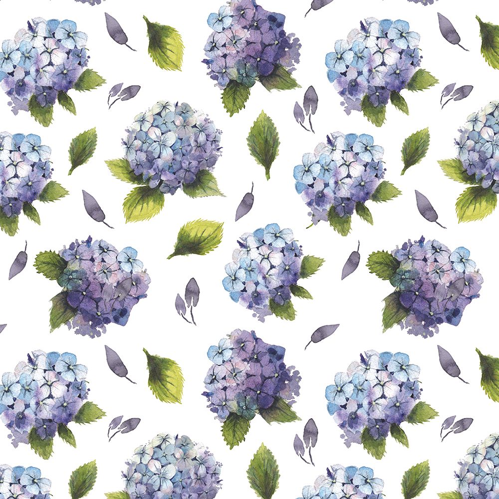 Hydrangea Pattern art print by Patti Bishop for $57.95 CAD