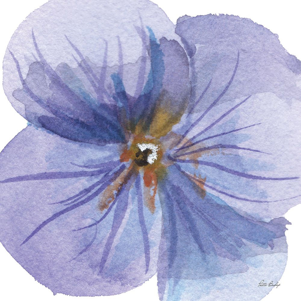 Pansie Purple art print by Patti Bishop for $57.95 CAD