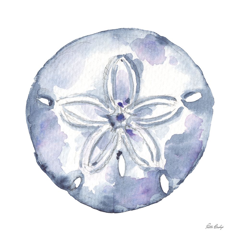 Blue Sand Dollar art print by Patti Bishop for $57.95 CAD