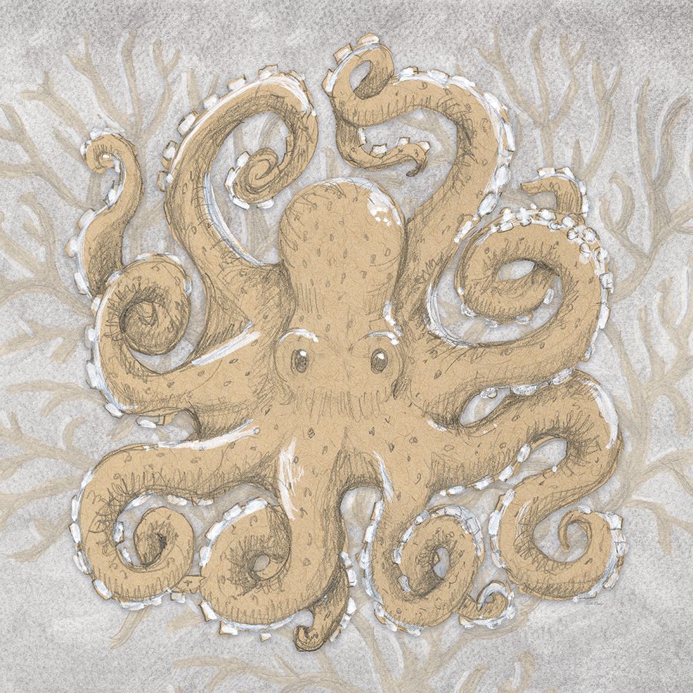 Octopus Drawing 1 art print by Patti Bishop for $57.95 CAD