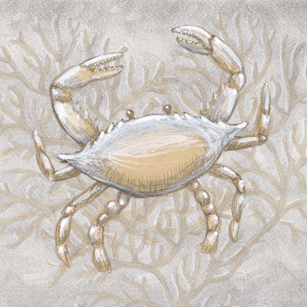 Drawing Nautical Crab art print by Patti Bishop for $57.95 CAD