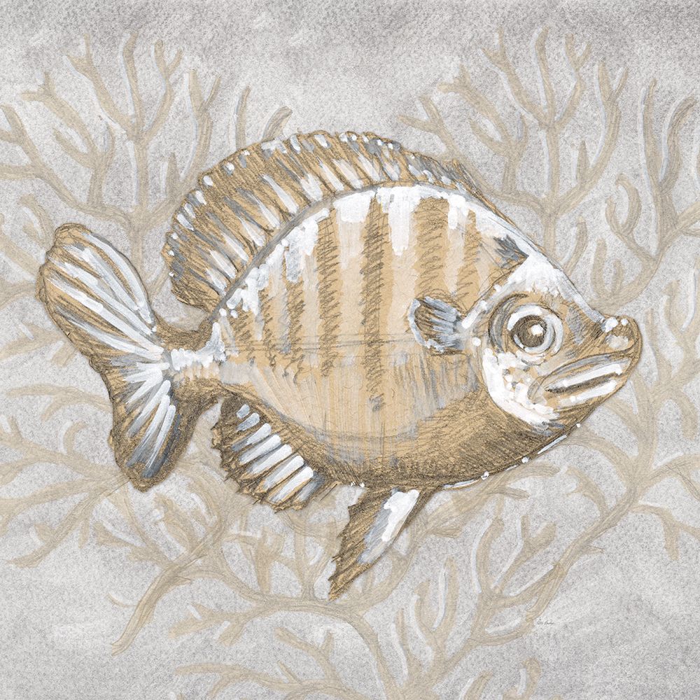 Drawing Nautical Fish 1 art print by Patti Bishop for $57.95 CAD