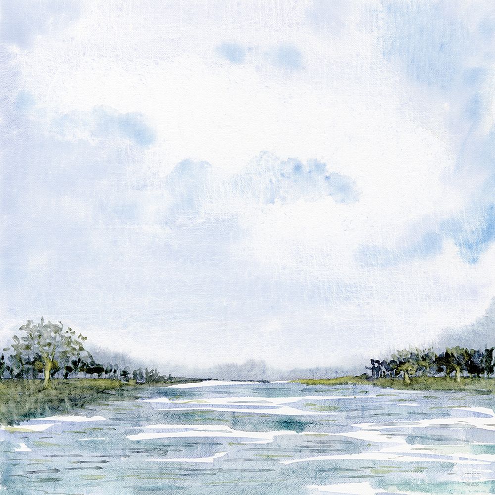 Blue Green Waterway 1 art print by Patti Bishop for $57.95 CAD