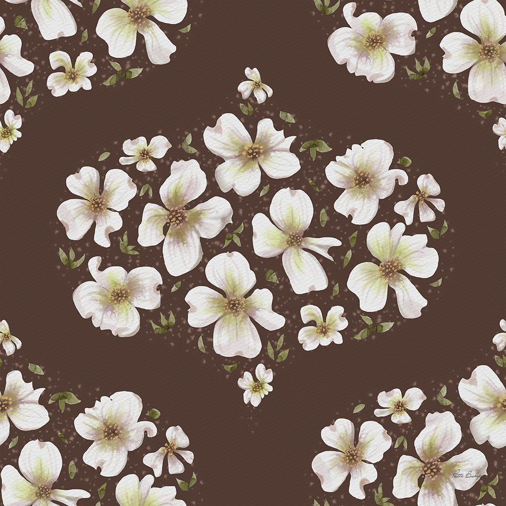 Dogwood Ogee Pattern art print by Patti Bishop for $57.95 CAD