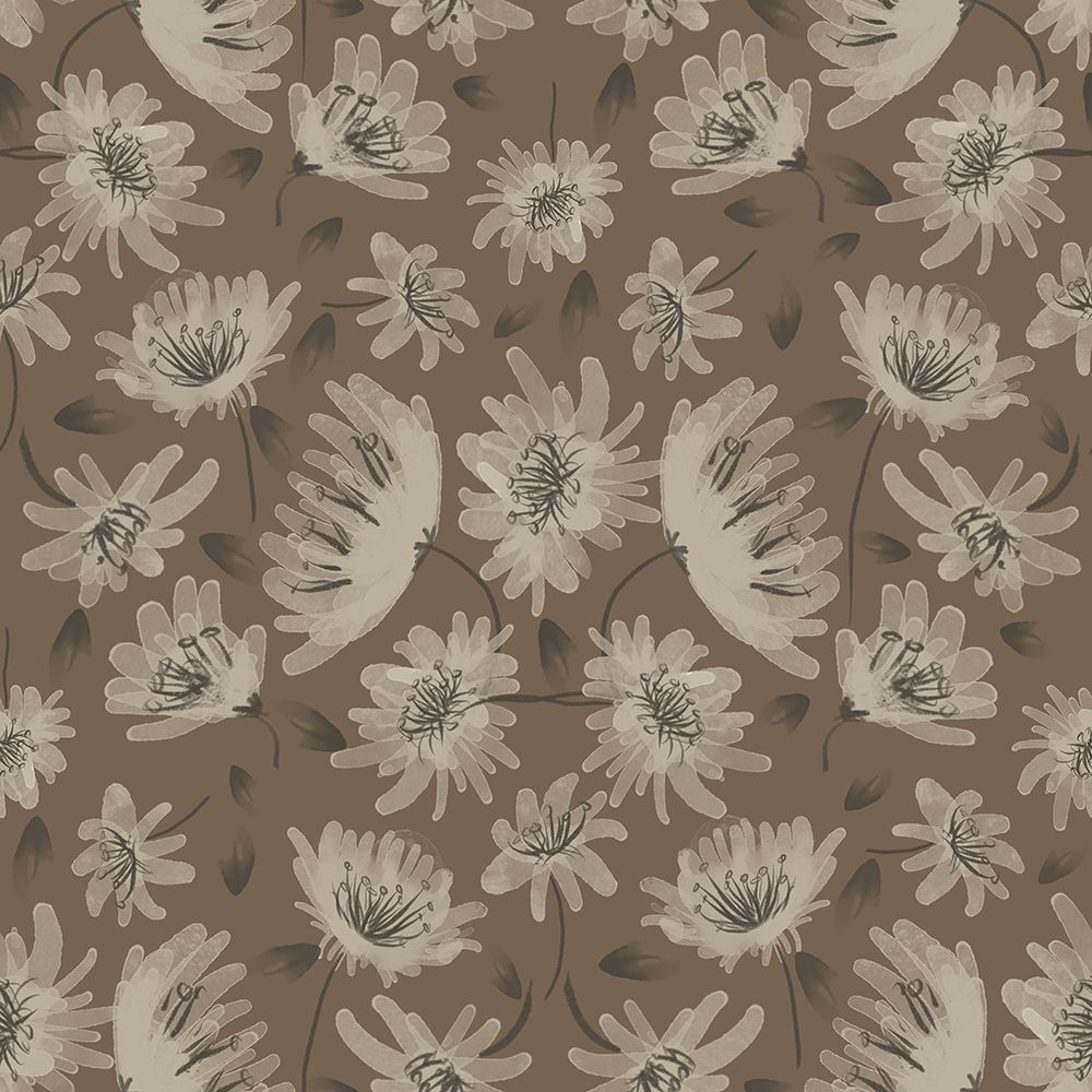 Neutral Flower Seamless art print by Patti Bishop for $57.95 CAD