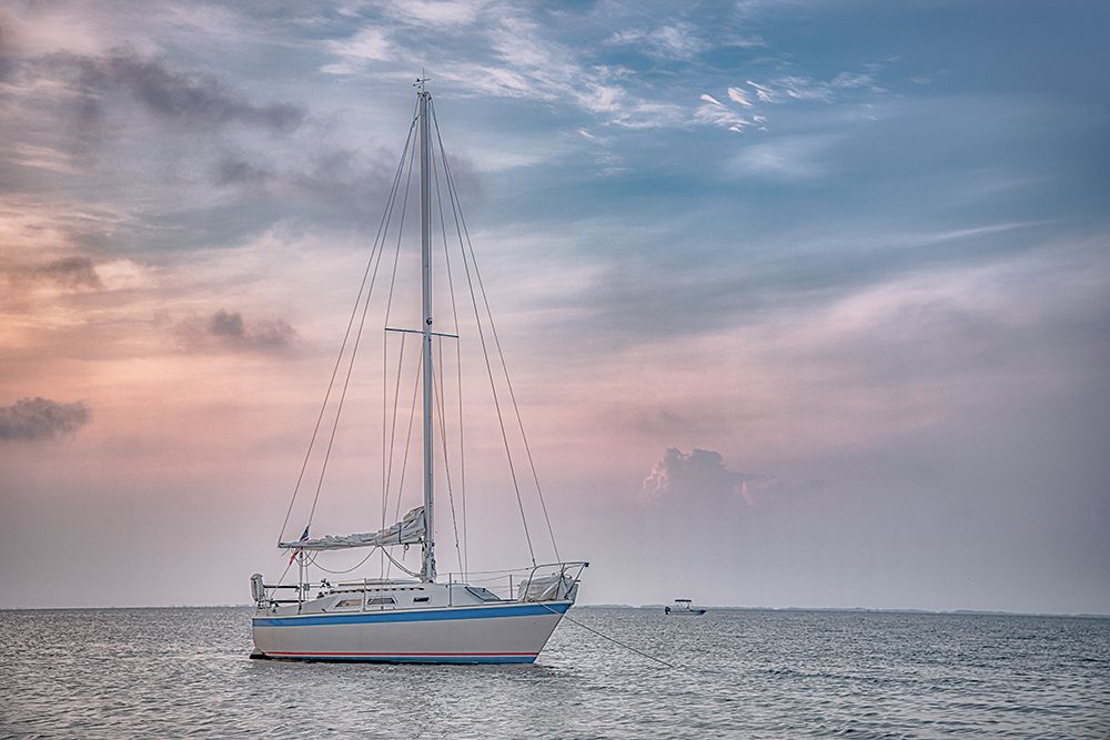 Blue Point Sunrise art print by Pat DeLuca for $57.95 CAD