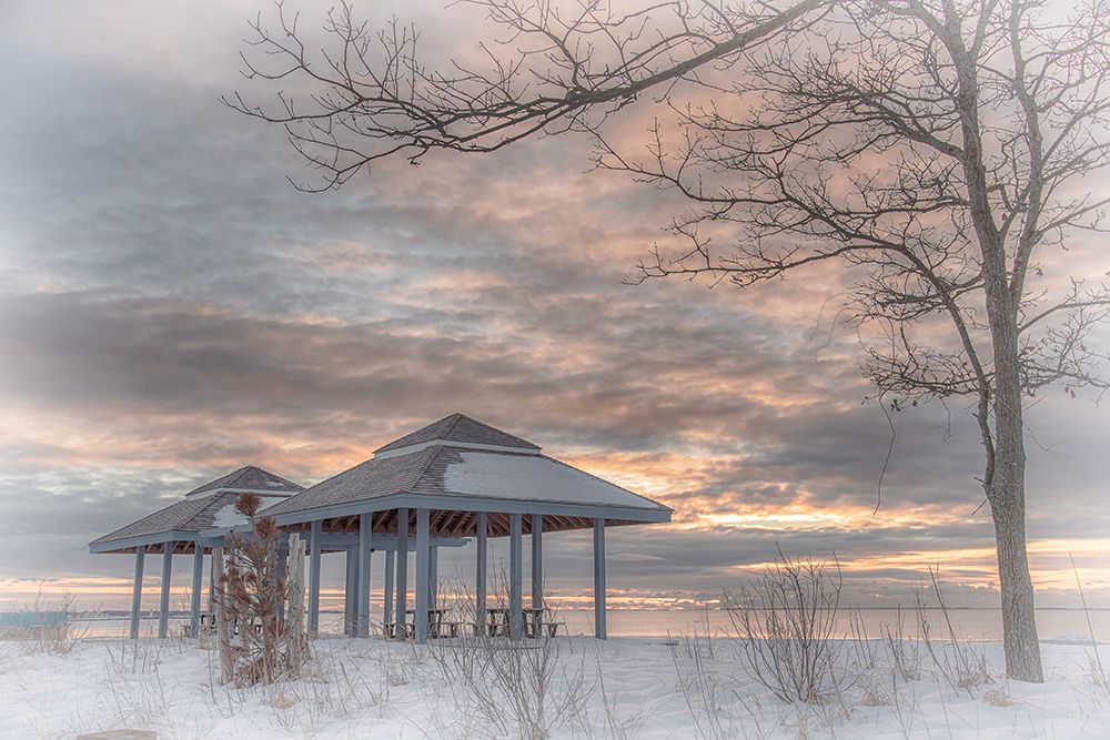 Blue Point Sunrise art print by Pat DeLuca for $57.95 CAD