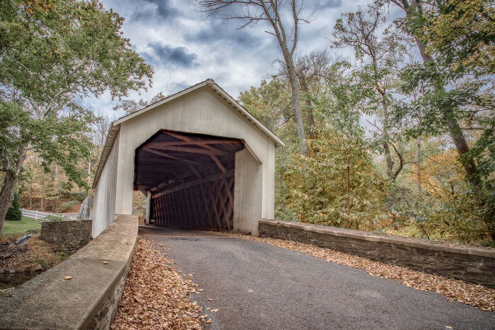 Covered Bridge art print by Pat DeLuca for $57.95 CAD