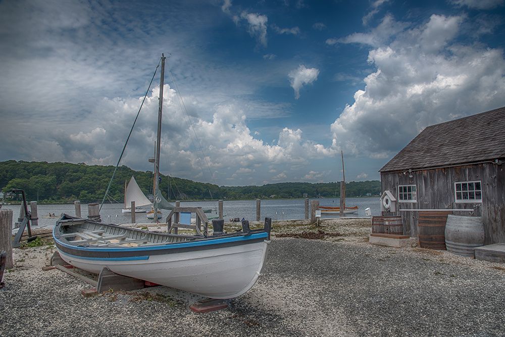 Mystic Seaport art print by Pat DeLuca for $57.95 CAD
