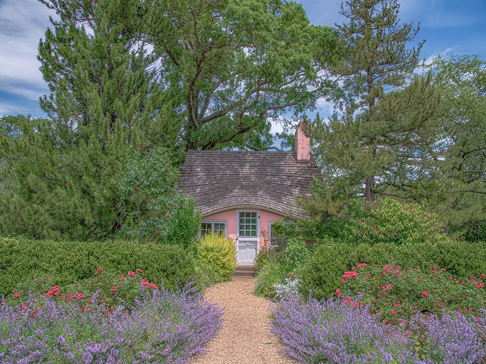 Little Pink Cottage art print by Pat DeLuca for $57.95 CAD
