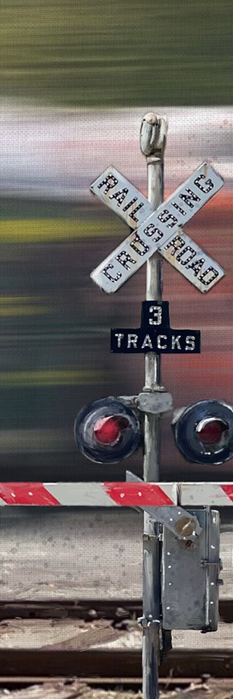 Moving Train Crossing art print by Matthew Piotrowicz for $57.95 CAD
