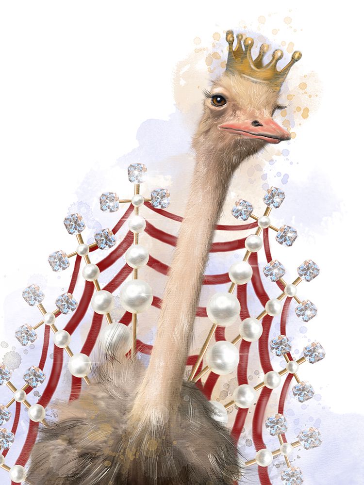 Ostrich Whimsy art print by Matthew Piotrowicz for $57.95 CAD