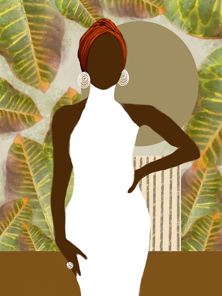 Fashion White Dress art print by Matthew Piotrowicz for $57.95 CAD