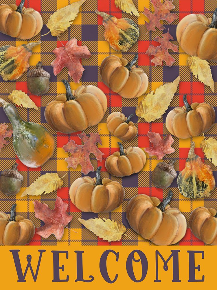 Fall Pumpkin Welcome art print by Matthew Piotrowicz for $57.95 CAD