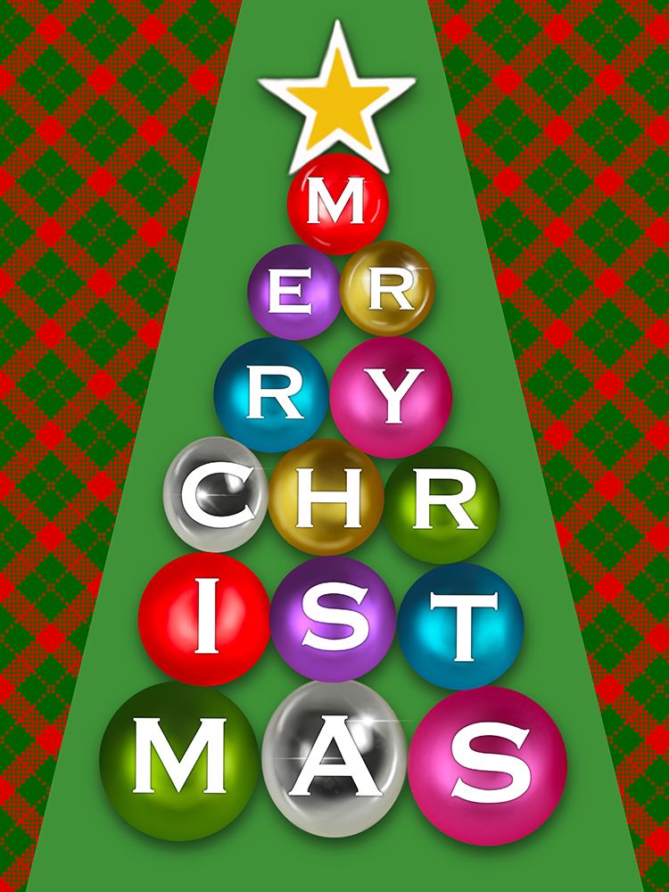 Merry Christmas Ornaments art print by Matthew Piotrowicz for $57.95 CAD