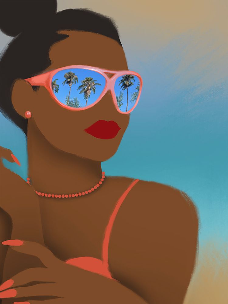 Women Beach art print by Matthew Piotrowicz for $57.95 CAD