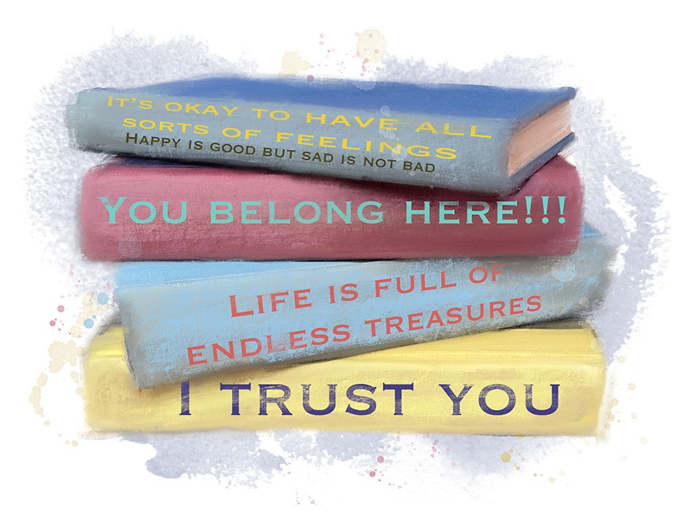 Inspirational Books 2 art print by Matthew Piotrowicz for $57.95 CAD