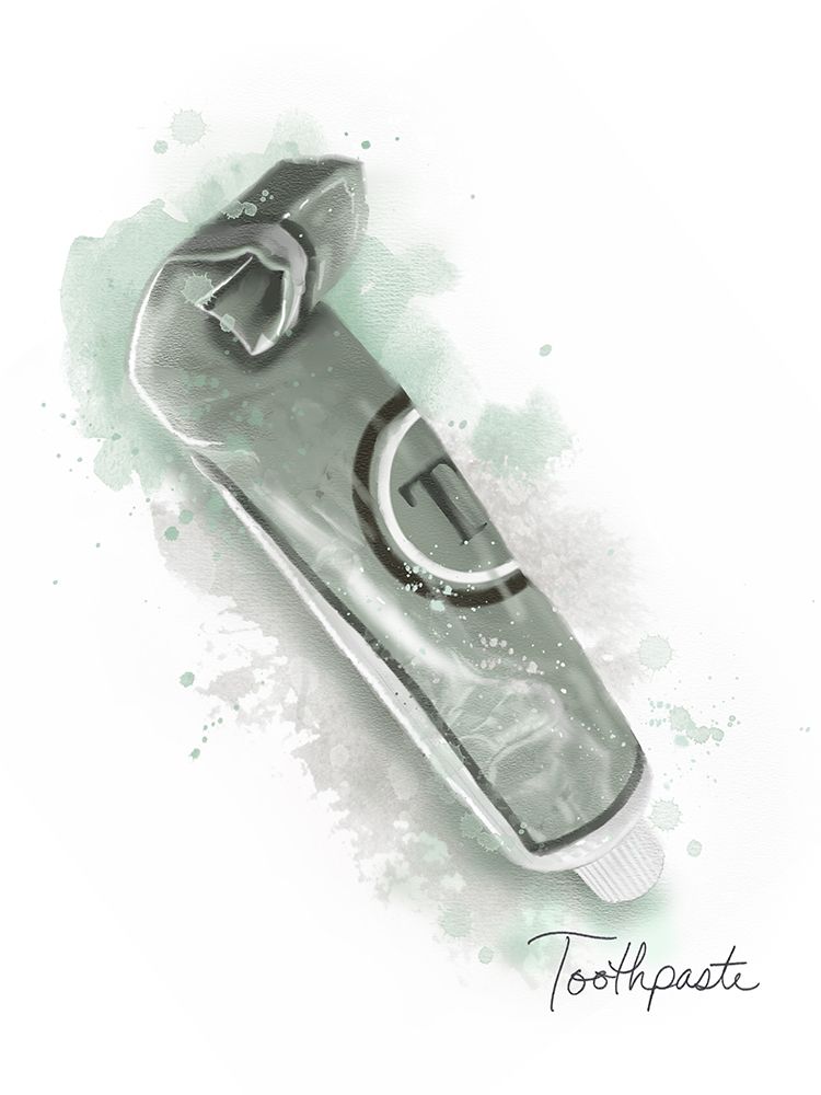 Bath Toothpaste art print by Matthew Piotrowicz for $57.95 CAD