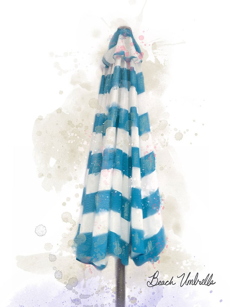 Honeybloom Coastal Beach Umbrella art print by Matthew Piotrowicz for $57.95 CAD