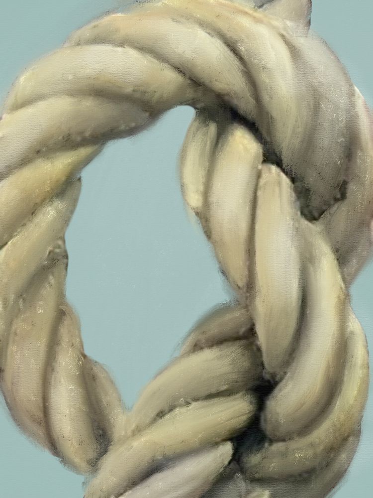 Honeybloom Coastal Abstract Sailors Knot 1 art print by Matthew Piotrowicz for $57.95 CAD