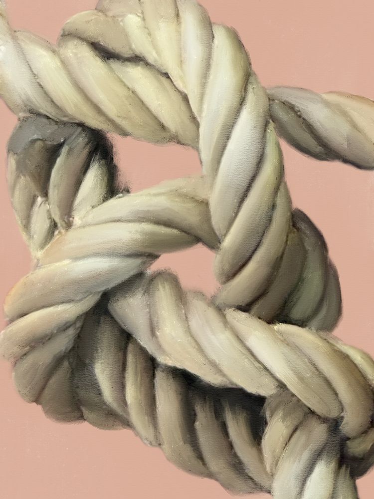 Honeybloom Coastal Abstract Sailors Knot 2 art print by Matthew Piotrowicz for $57.95 CAD