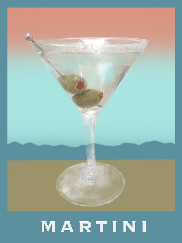 Martini art print by Matthew Piotrowicz for $57.95 CAD