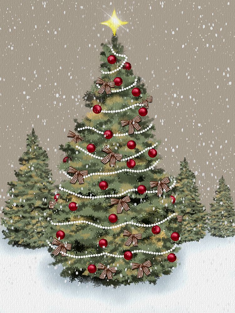 Christmas Day Tree art print by Matthew Piotrowicz for $57.95 CAD