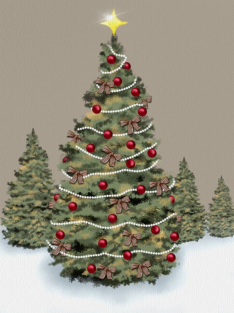 Christmas Day Tree art print by Matthew Piotrowicz for $57.95 CAD