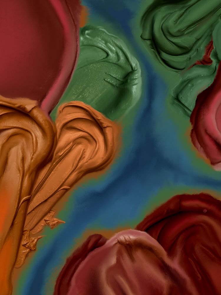 Abstract Bright Vibrant Colors 2 art print by Matthew Piotrowicz for $57.95 CAD